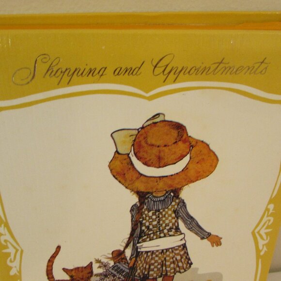 Vintage Holly Hobbie Shopping and Appointments Journal - Notepad Book -1970s - Picture 2 of 16